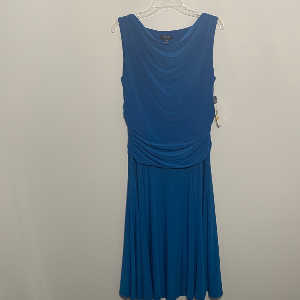 NWT Chaps Blue Dress